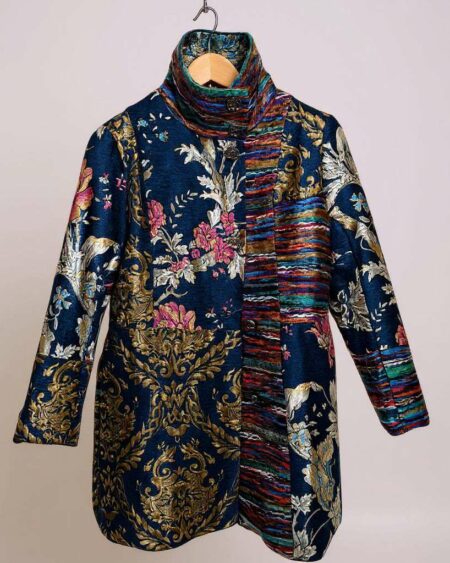 Manteau multicolore t40