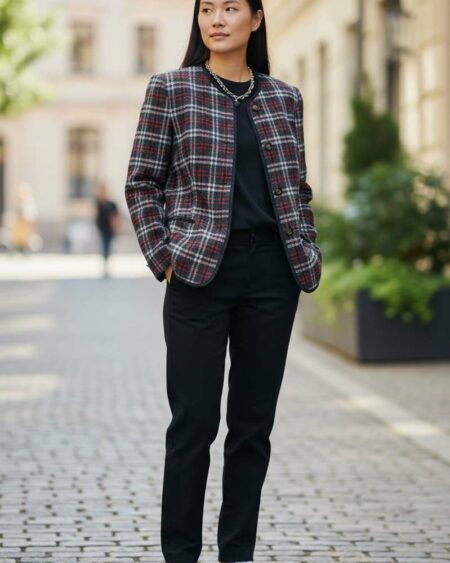 Blazer à carreaux t40/42