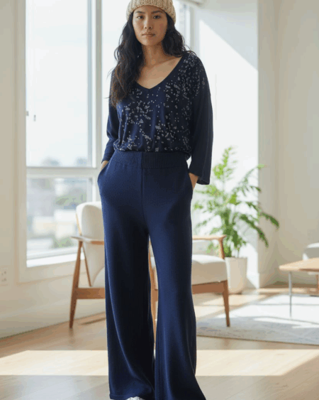 Pantalon maille confort t38