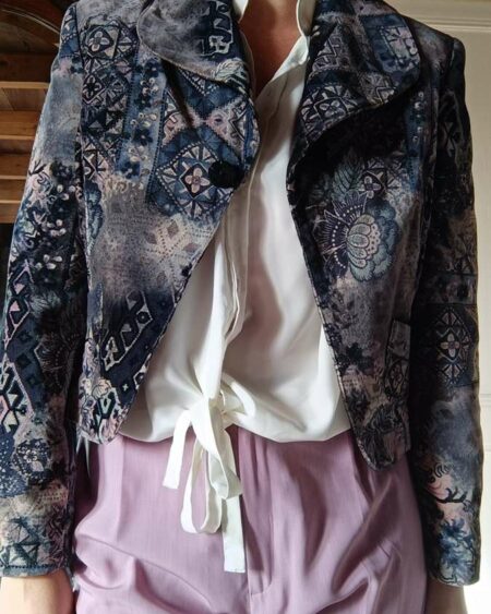 Veste en velours vintage t40