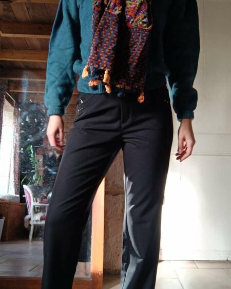 Pantalon confort noir t42