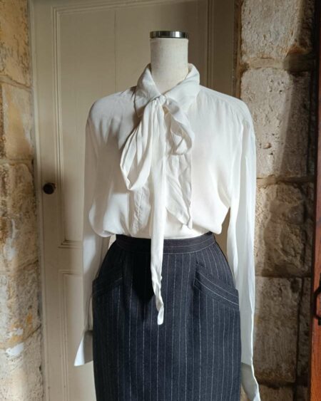 Chemisier col lavallière t38