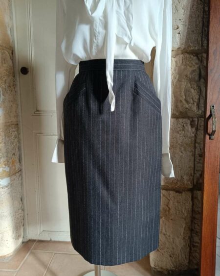 Jupe droite vintage t36