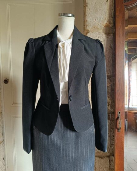 Veste basic noir t34