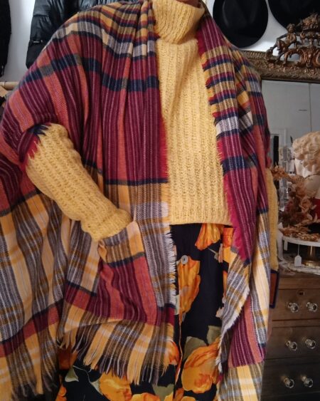 Echarpe oversize multicolore