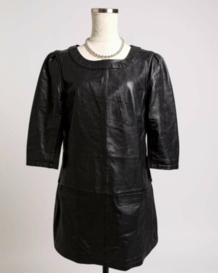 Robe en cuir t40
