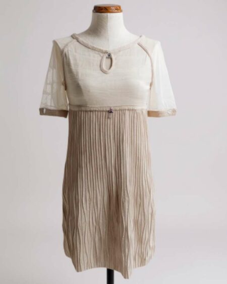 Robe dorée Elisa Cavaletti t38