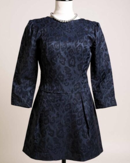 Combishort léopard bleu t34