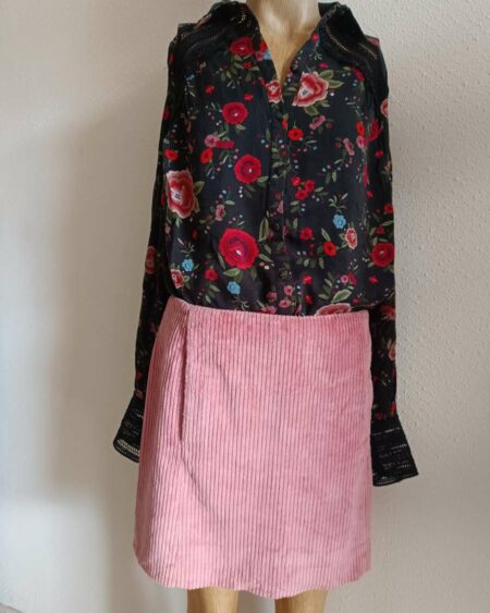 Mini jupe en velours t38