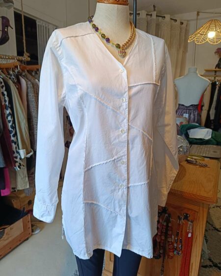 Chemise blanche vintage t40