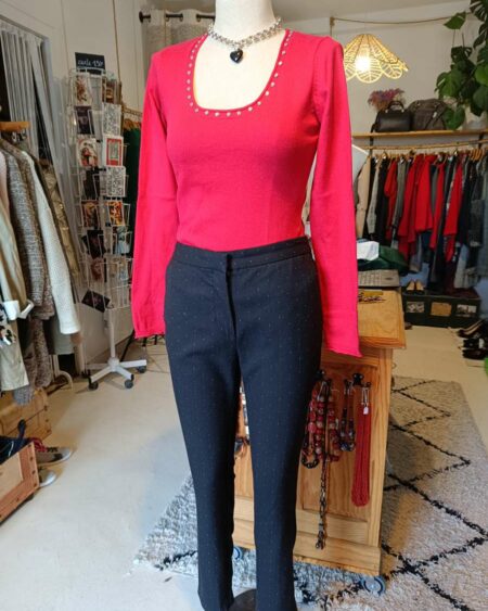 Pantalon petits pois Zara t38