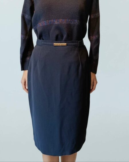 Jupe droite noire Gérard Pasquier t40