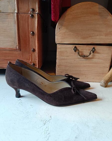 Escarpins petits talons pointus P37