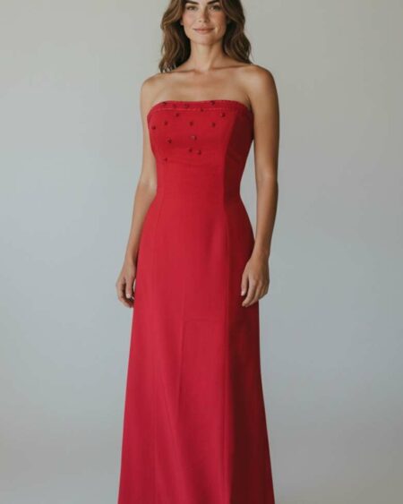 Robe de cokatil rouge t36