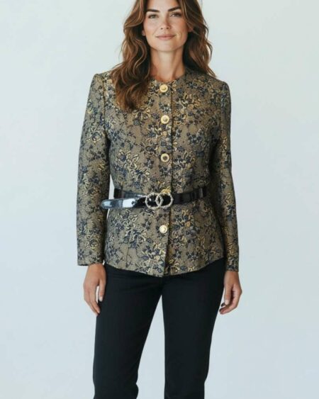 Blazer doré argent t40