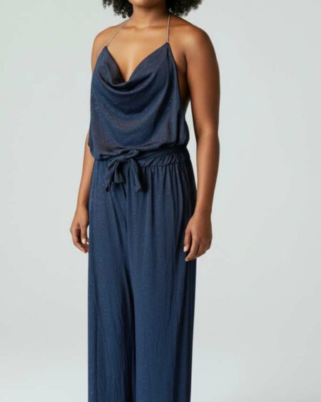 Combinaison pailletée noir fluide t44