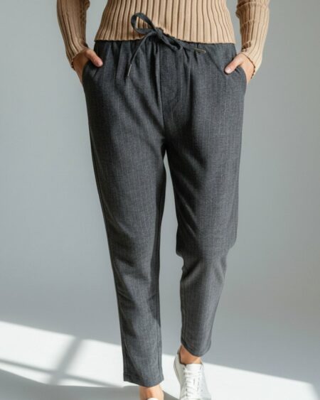 Pantalon confort Teddy Smith – Gris – Taille XS