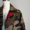 Veste militaire upcyclée – Taille 34