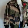 Veste militaire upcyclée – Taille 34