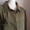 Surchemise kaki en coton – Promod – Taille 40