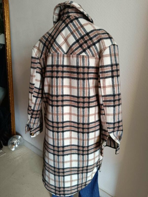 Surchemise longue à carreaux – Kiabi – Taille 34/36