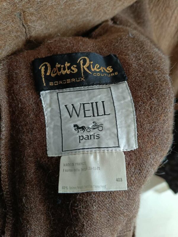 Manteau Will – Vintage – Taille 38 – Laine & mohair