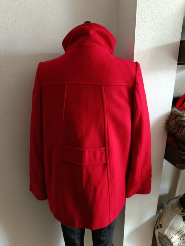 Manteau rouge en laine – Taille 40