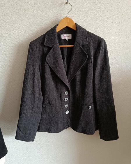 Blazer gris chiné Armand Thierry – Taille 38