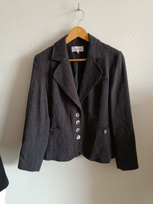 Blazer gris chiné Armand Thierry – Taille 38