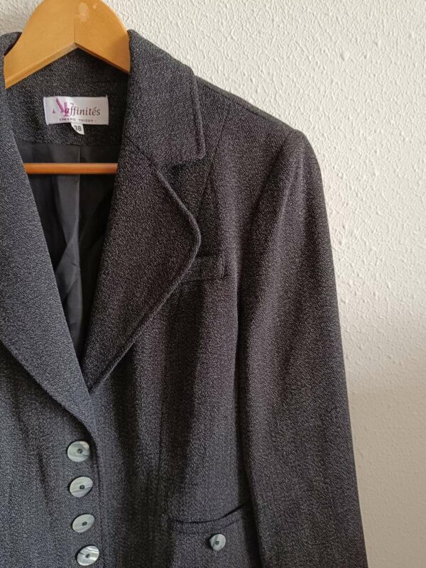 Blazer gris chiné Armand Thierry – Taille 38