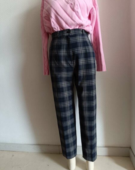 Pantalon à carreaux Antonelle – Vintage – Taille 40