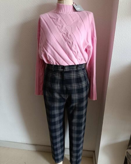 Pantalon à carreaux Antonelle – Vintage – Taille 40