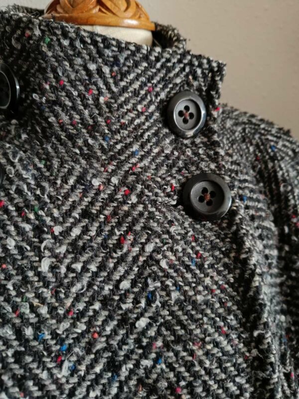 Manteau vintage long en laine – Made in France – Taille 38/40