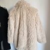 Manteau fausse fourrure H&M – Beige – Taille 36