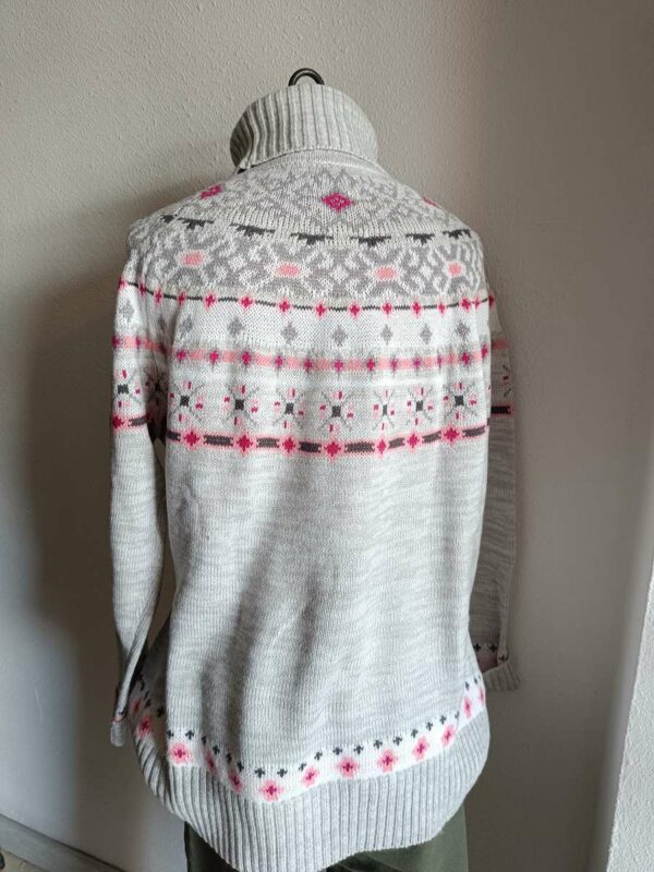 Pull gris à col roulé Atlas For Women – Motifs – Taille 42