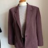 Blazer vintage prune – Taille 40/42