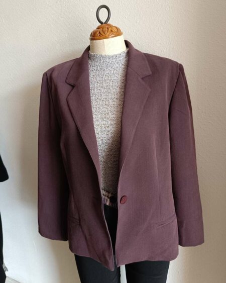 Blazer vintage prune – Taille 40/42