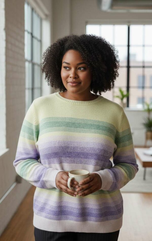 Pull pastel Holsen – Neuf avec étiquette