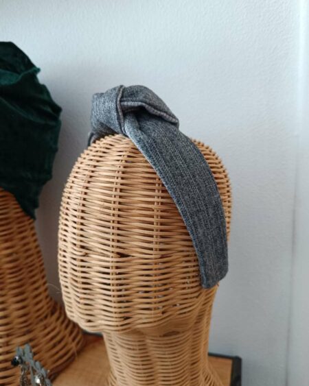 Serre-tête en laine – Création artisanale upcyclée