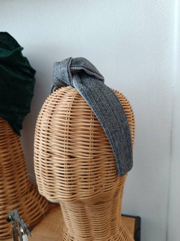 Serre-tête en laine – Création artisanale upcyclée