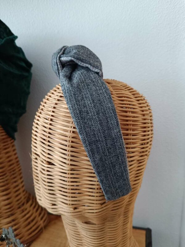 Serre-tête en laine – Création artisanale upcyclée