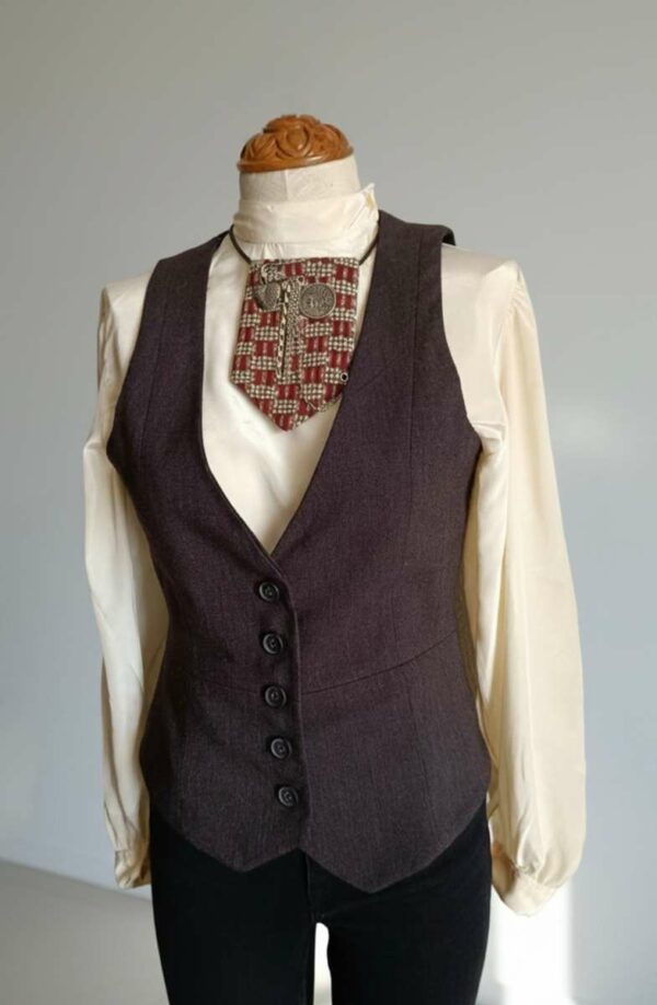 Gilet tailleur Mango – Marron