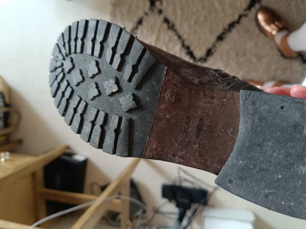 Bottes motardes en cuir – Mi-mollet