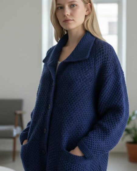 Gilet tricoté épais – Taille 44