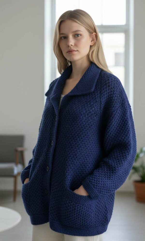 Gilet tricoté épais – Taille 44