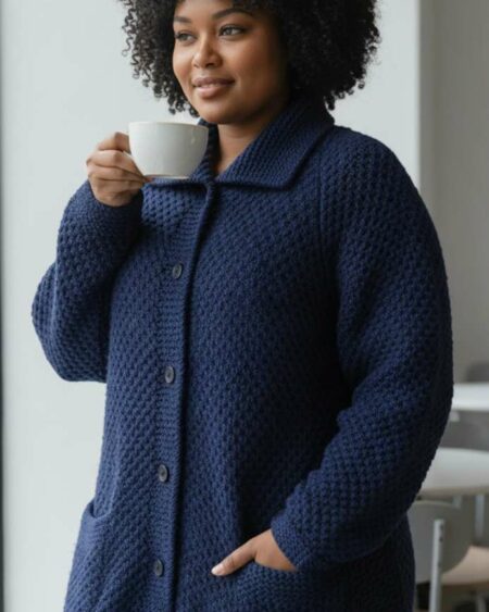 Gilet tricoté épais – Taille 44