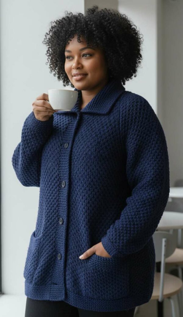 Gilet tricoté épais – Taille 44