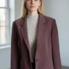 Blazer vintage prune – Taille 40/42