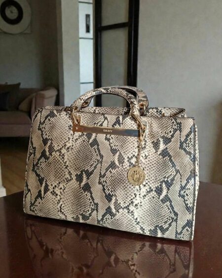 Sac en cuir DKNY – Motif python