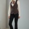Gilet tailleur Mango – Marron